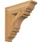 Ekena Millwork Merced Traditional Rough Sawn Bracket, Western Red Cedar, 4"W x 16"D x 16"H BKT04X16X16MRC01RWR - alternate 1